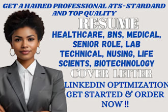 write your researcher, pharmaceutical, bns and biotechnology professional resume