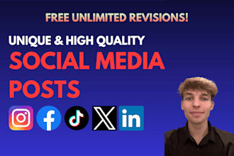 design your social media post