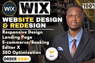 wix website design, wix website redesign wix website design redesign development