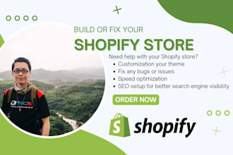 fix shopify bugs and custom liquid code in 24 hours