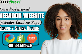 create webador website redesign wix, passive income shopify store duda website