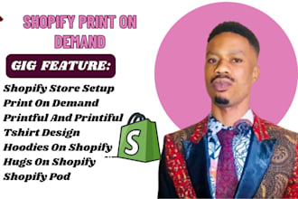build 7figure print on demand shopify store personalize pod product teeinblue
