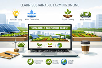 urban farming, permaculture and sustainable agriculture course content creation