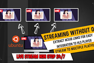 setup live streaming server without obs