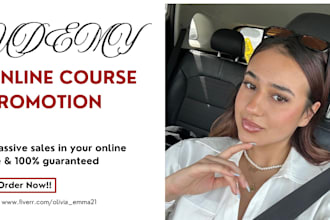 do online course prom0tion, course promotion and udemy course promotion