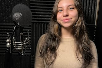 record spanish voice over with a teenager tone