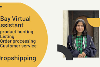 be your ebay virtual assistant, dropshipping VA