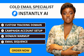 set up custom tracking domain for instantly ai cold email