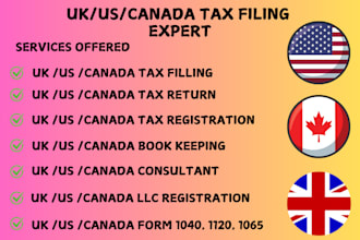 file UK vat return, US corporation tax return, UK self assessment, cpa, utr