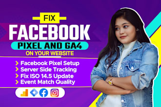 setup facebook meta pixle,conversion api,server side tracking,fix ios 14 update