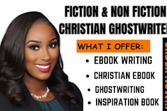 ghostwrite 30k christian ebook motivational script writing developmental editor