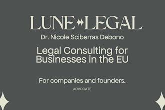 be your business legal consultant and advisor
