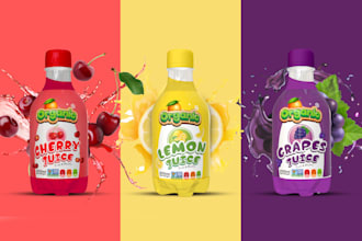 amazing food product label and packaging design