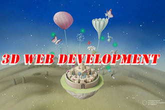 make 3d web applications using threejs and webgl