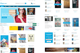 design bookstore for shopify or wordpress and connect to lulu direct