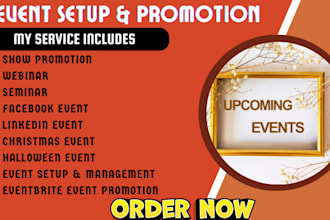 do organic promotion for your event concert, webinar, linkedin event ticket sale