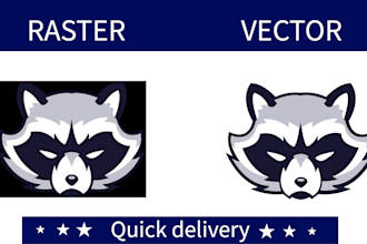 do vector tracing, convert raster to vector