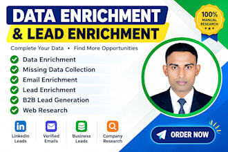 do data enrichment, data appending and b2b lead generation