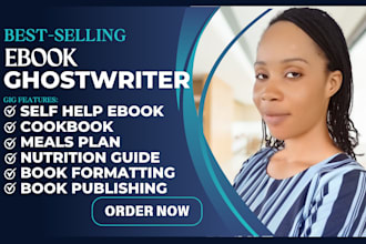 ghostwrite self help ebook, nutrition guide, health ebook ghostwriter, meal plan