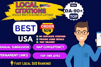 200 best USA local citations backlink