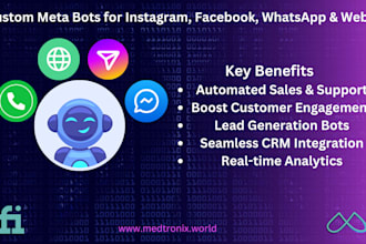 ai powered meta bots for your business ig, fb,web,whatsapp