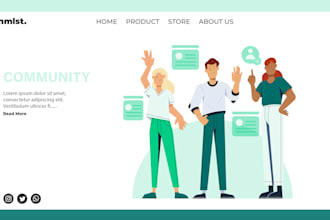 design flat vector illustration website and app