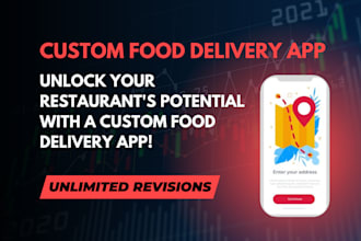 develop food delivery app, restaurant app, grocery delivery app, restaurant site