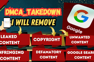 remove leaked copyright and unwanted content from google