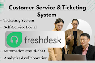 setup helpdesk, ticketing and customer support suite in freshdesk client portal