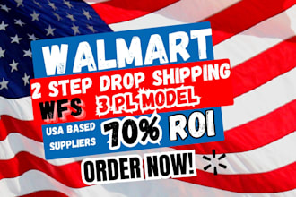 manage walmart 2 step dropshipping, walmart wfs wholesale
