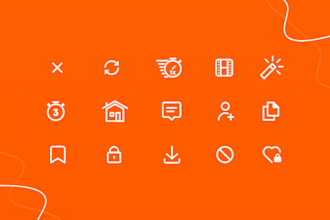 create unique custom icon sets for websites and apps