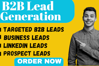 b2b lead generation linkedin leads prospects list building