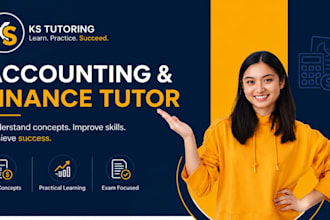 be your accounting and finance tutor online