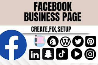 create, setup and optimize your facebook business page professionally