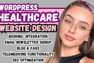 wordpress healthcare website telemedicine website healthcare booking website