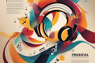 make posters for social events, concerts and album covers