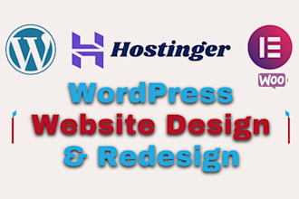 design wordpress website on hostinger, wordpress hostinger website redesign