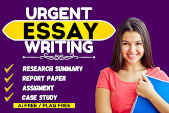do urgent essay writing, research summary, report, ppt, case study, philosophy