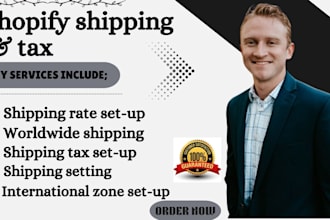 configure your shopify shipping and tax setup on shopify store