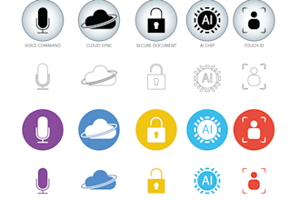 design modern and custom icons for websites, apps, and brand