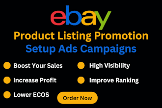 do ebay product listing promotion ads campaign