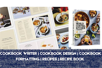 write cookbook recipe, cookbook design, cookbook formatting, cookbook cover