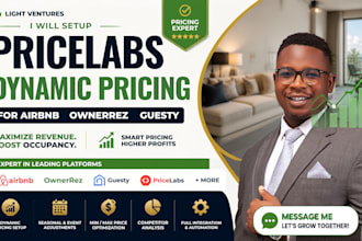 setup pricelabs dynamic pricing for airbnb ownerrez guesty