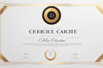 craft custom certificate designs tailored to your needs