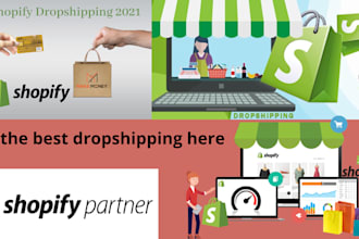 do shopify website design, create shopify store or website
