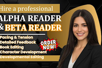 alpha, beta read sci fic, romance story, fantasy,cozy mystery developmental edit