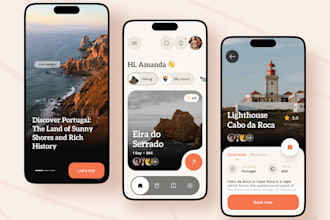 develop city tour app, mountaineering app, tourism app, travel app, booking app