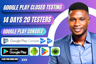 provide 20 active testers for google play console testing