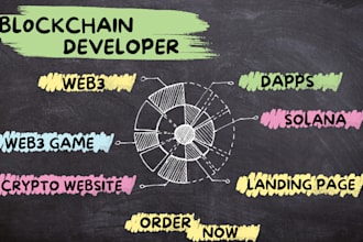 be your blockchain developer web3 dapp nft token smart contract and solidity