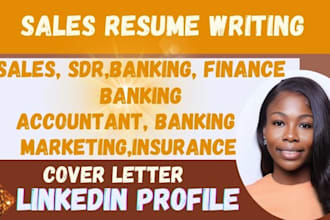 write sales resume, tech sales resume, marketing resume, banking, sales manager